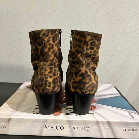 Saint Laurent Vassili Leopard boots size 39.5 - Picture 5 of 11